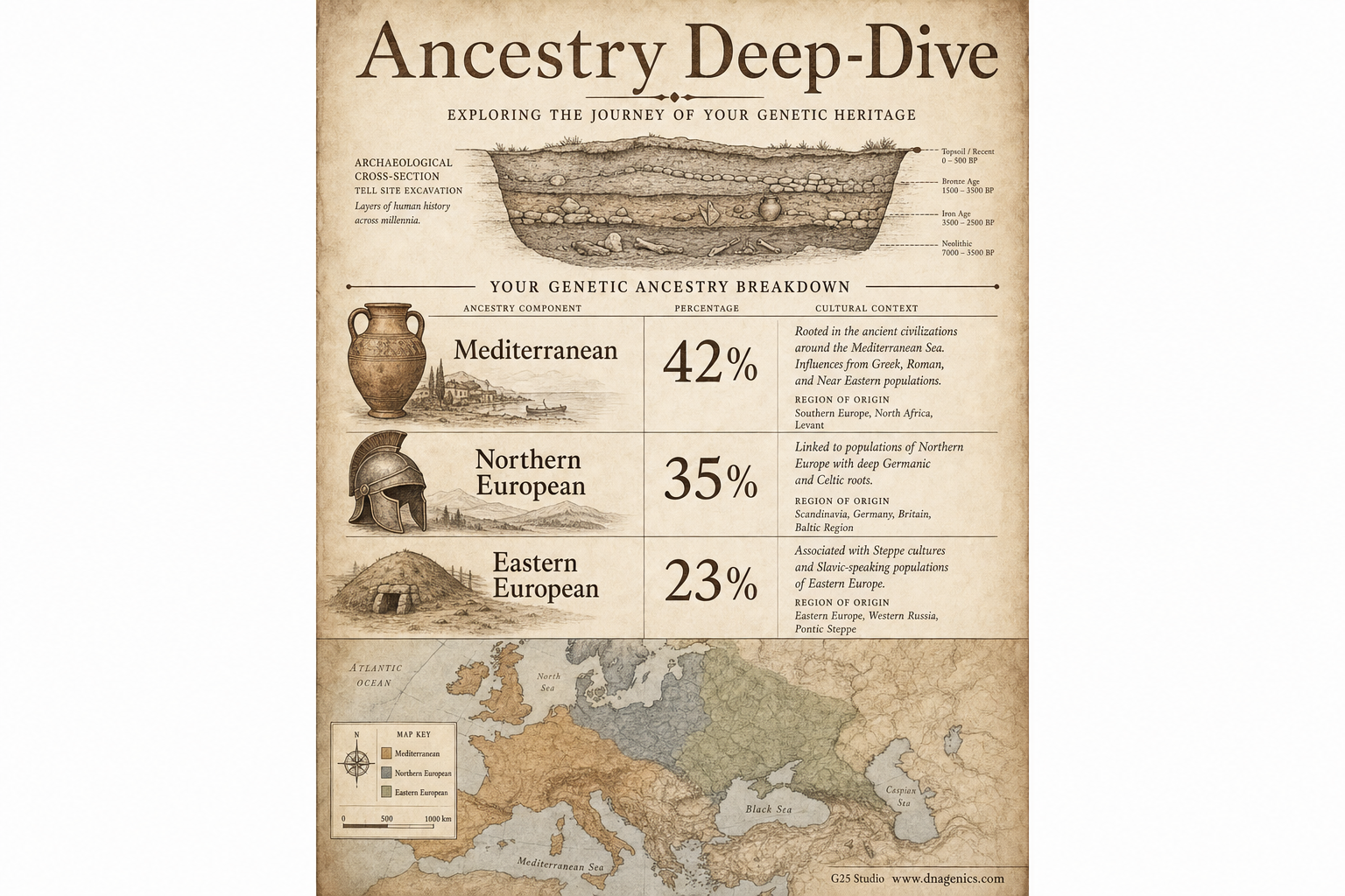 Historical Documentary sample infographic
