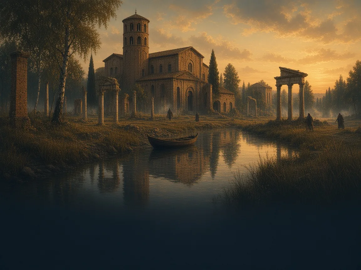 Illustration of Late Antique landscape