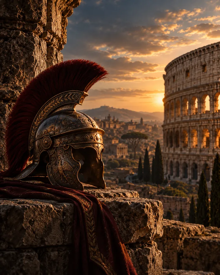 AI-generated illustration evoking the Roman Republic period
