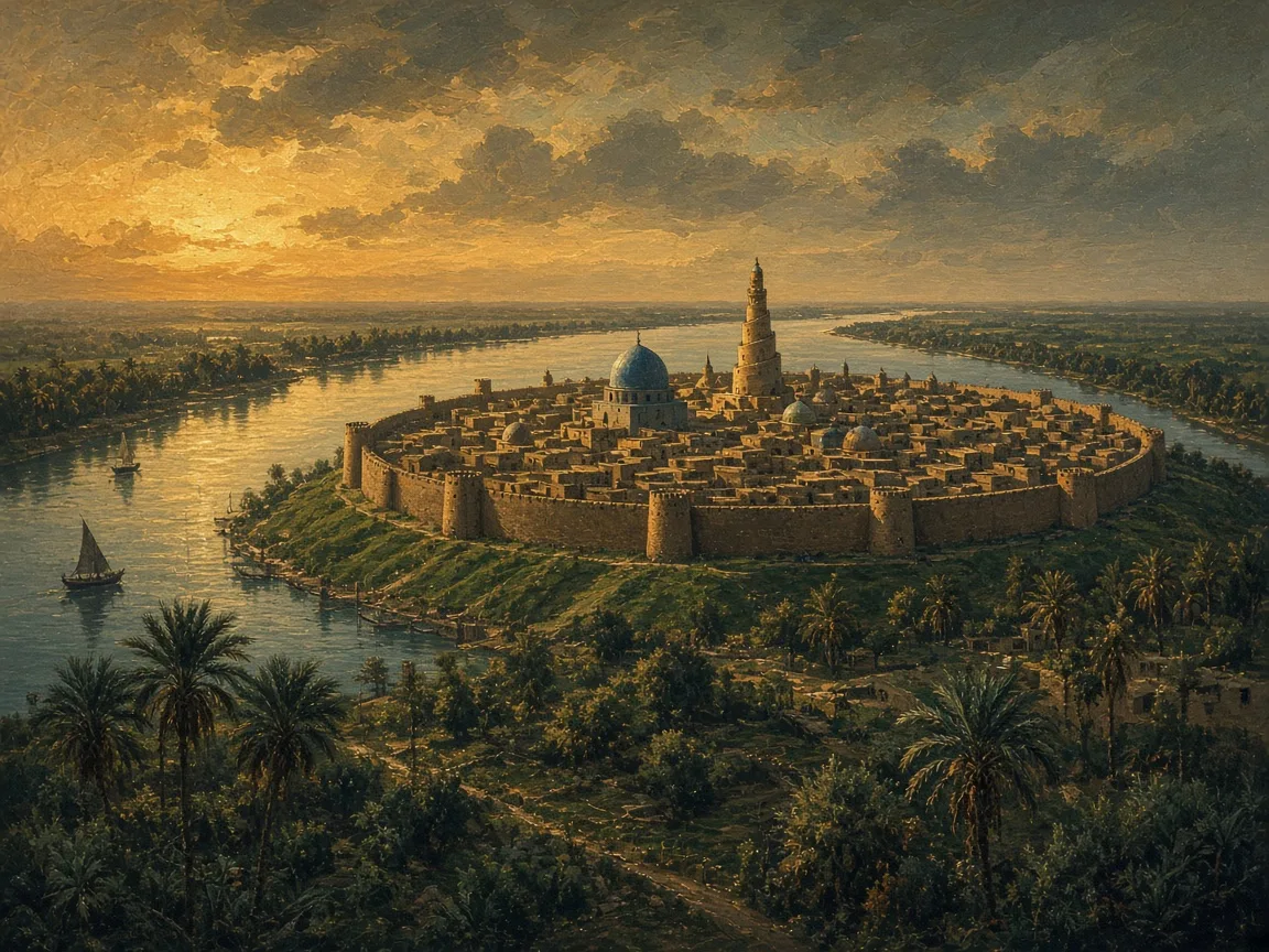 Illustration of Islamic landscape