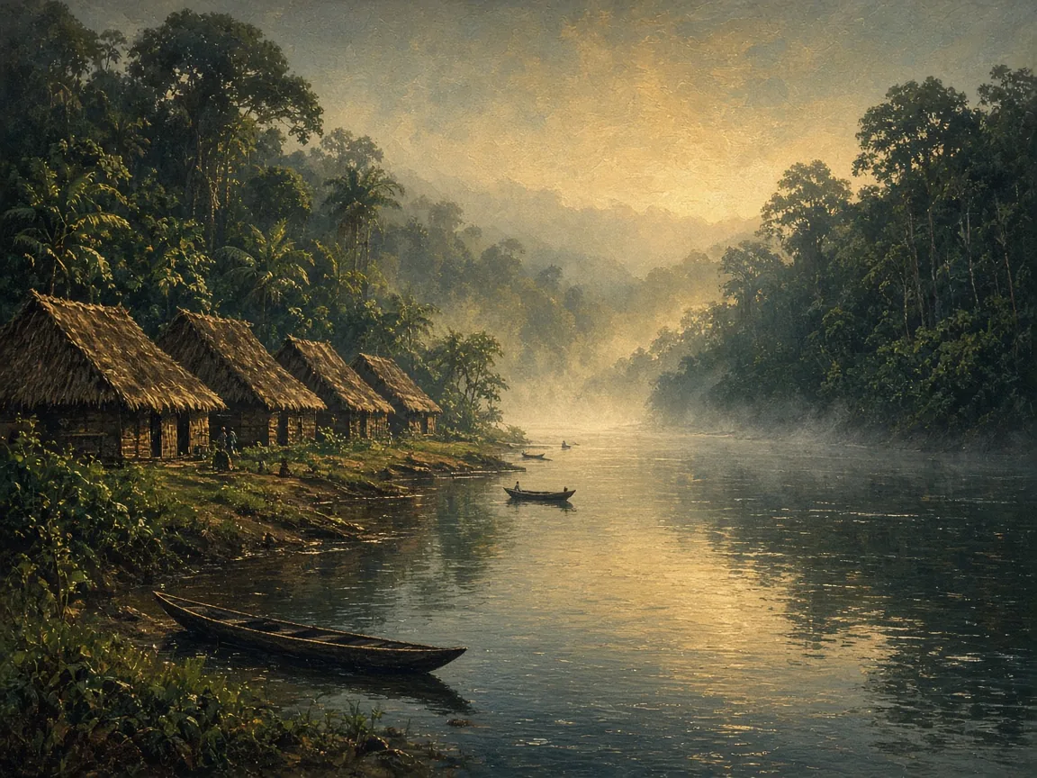 Illustration of Protohistoric landscape