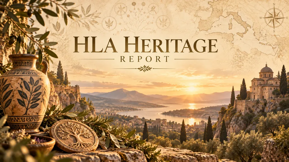HLA region illustration for regional genetic similarity analysis
