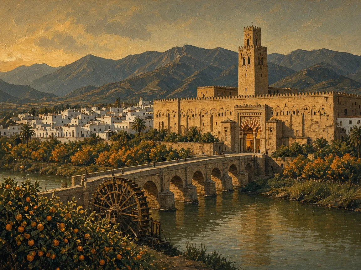 Illustration of Islamic Period landscape